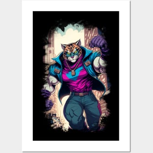 Super Humanize Big Cat Posters and Art